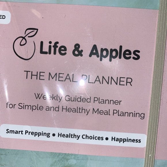 Life & Apples Meal Planner Food Journal and Fitness Diary Stickers Mint new‎ - Picture 3 of 3